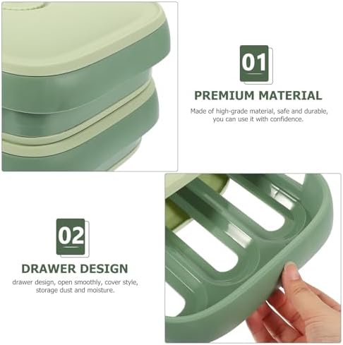 Drawer Type Egg Storage Container with Lid, Large Capacity