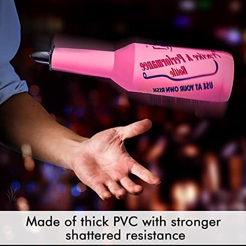 SuproBarware Flair Bottle - Pink Flair Bartender Kit 7pcs Flair Bottle