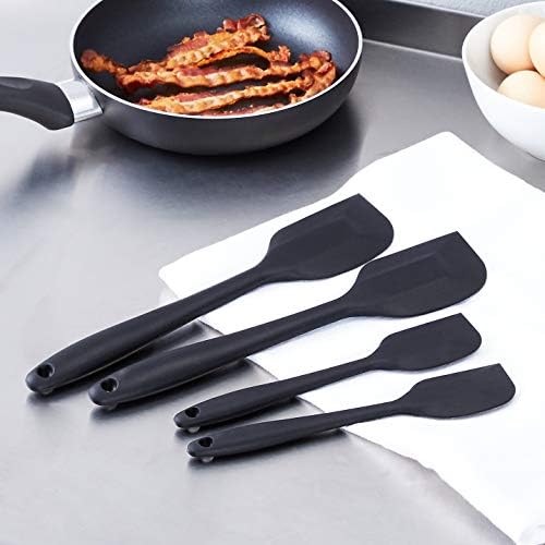 Amazon Basics Non-Stick Heat Resistant Silicone Spatula Set