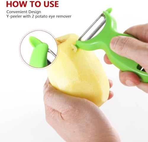3 Packs Vegetable Peeler Set, Potato Peeler Stainless Steel for