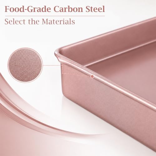 3 Pcs 11-Inch Square Baking Pan