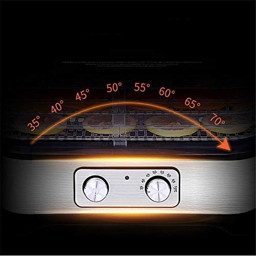 Countertop Food Dehydrator, 8 Temperature Adjustments