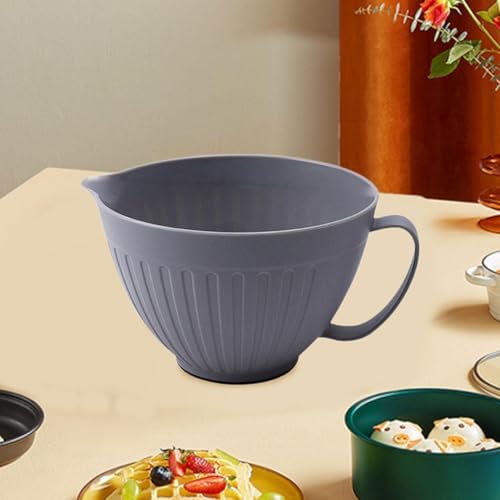 Mixing Bowl Batter Bowl Long Handle with Spout Oatmeal Bowl Serving