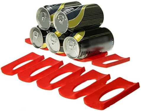 3 Pack Silicone Fridge Can Storage Rack Mat Holder for Beverage Cans