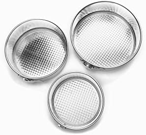 Fox Run Mini Springform Pan Set, Tin-Plated Steel, 3-Piece