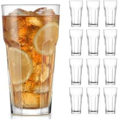Libbey Gibraltar DuraTuff Drinking Glass Drinking Cup Set, Iconic