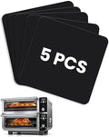 5PCs Nonstick Teflon Oven Liners Compatible with Ninja Double Oven Pro
