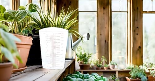 OakRidge Products 1000ml Triangular Graduated Container, Translucent