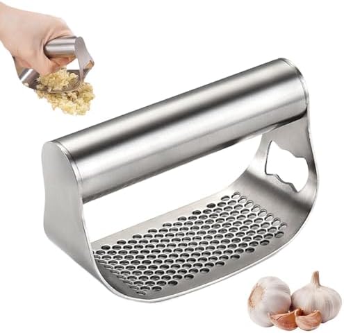 Stainless Steel Garlic Press Rocker