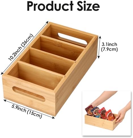 BSTKEY Seasoning Packet Organizer, Food Storage Organizer with 4