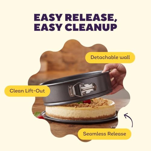 Wilton Platinum Non-Stick Springform Pan, Made Without PFAS, 9 in