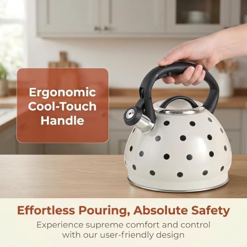 Whistling Tea Kettle, 3.2qt Stainless Steel