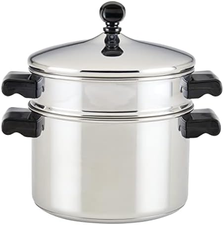 Farberware Classic Series Stack 'n' Steam Sauce Pot and Steamer, 3-Quart