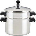Farberware Classic Series Stack 'n' Steam Sauce Pot and Steamer, 3-Quart