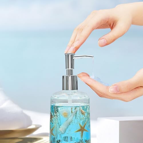 FONMY Acrylic Soap Dispenser, Blue