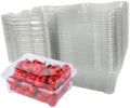 Hewnda 20 Pack Clear Plastic Berry Clamshell Vented Container