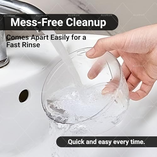 Manual Food Chopper with Hand Pull Rope Design, Stainless Steel Blade