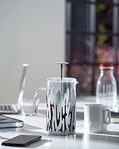 Alessi BM12/8 Barkoffee Press, 8 Cups, Stainless Steel