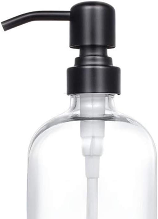 2 Pack Thick Clear Glass Pint Jar Soap Dispenser - Image 2