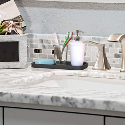 ZAPPOWARE Silicone Sink Organizer Tray, 9.6"x4.9"