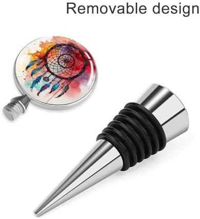 Rainbow Dreamcatche Wine Stopper Vacuum Alloy Wine Bottle Stopper