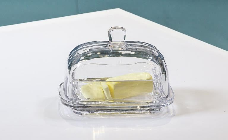 Abbott Collection Large Rectangle Covered Butter Dish with Lid