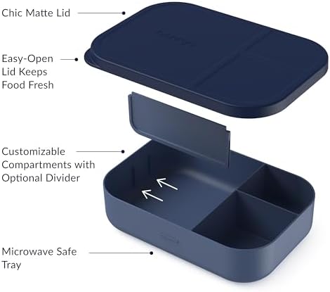 Bentgo® Modern Tray with Matte Lid - Reusable, BPA-Free, Meal Prep
