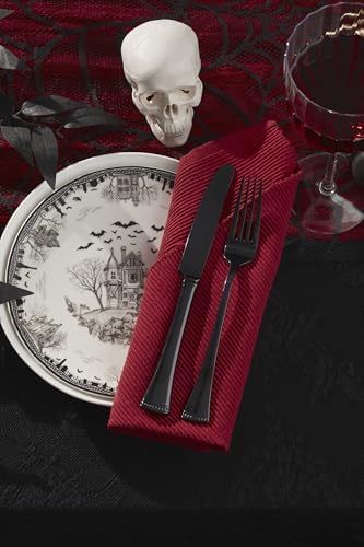 Lenox Haunted Village Accent Plates, Set Of 4, Assorted, Service For 4