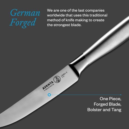 Messermeister Avanta 2-Pack German Stainless Steel Steak Knives