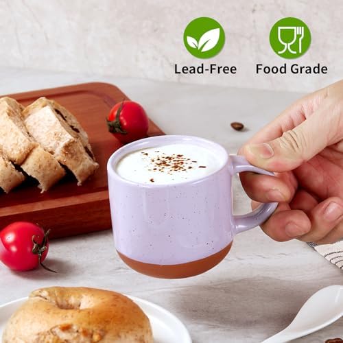 Gencywe® Morandi Color Ceramic Mini Espresso Cups Set of 6, 5 oz