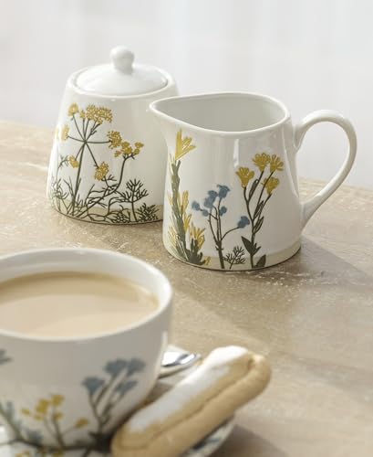 Lenox Wildflowers Stoneware Sugar and Creamer Set