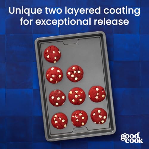 GoodCook PRO Medium Baking Sheet Pan Nonstick Warp & Scratch-Resistant