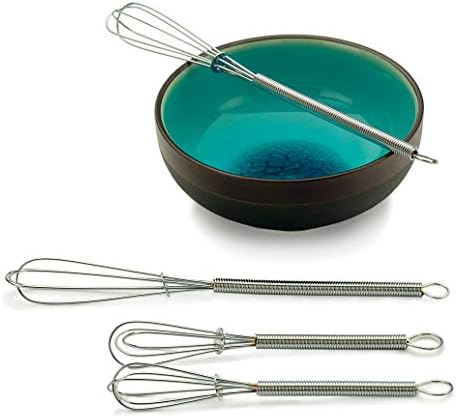 RSVP Endurance 18/8 Stainless Steel Mini Whisks, Set of 3