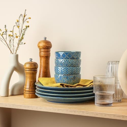 Sureasy Mini Ceramic Dipping Bowls – 4 oz, 3.5 Inch Small Bowls for