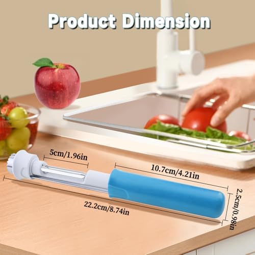 2 in 1 Apple Corer and Peeler Tool, Fruit Vegetable Corer and Peeler