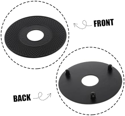 2Pcs Cast Iron Trivets for Iron Kettle, Vintage Style Heat Insulation