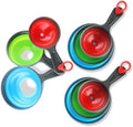 3 Set Silicone Canning Funnel for Wide and Regular Jars,Collapsible