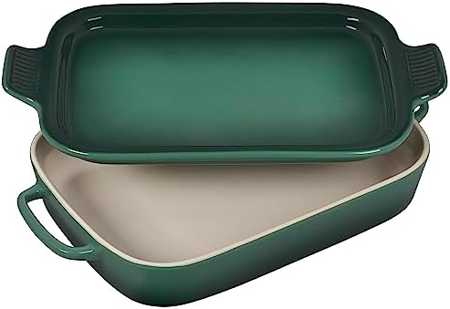Le Creuset Stoneware Rectangular Dish, 14 3/4 x 9, Artichaut