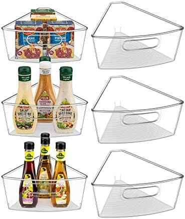 JEISSLIA Lazy Susan Cabinet Organizer Bins for 26"/ 28"/ 32" Diameter