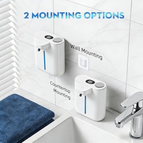 RYTOXILO Automatic Foaming Soap Dispenser, 9 Levels Soap Dispenser