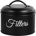 Coffee Filter Holder with Stainless Steel Lid, 60 oz Large Capacity