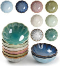 Dipping Bowls Set of 8, Ceramic Soy Sauce Dishes, 3 oz Dipping Sauce