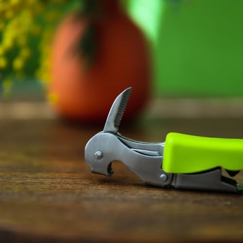 Capabunga Silicone Corkscrew Wine Opener - Green Ergonomic Cork Screw