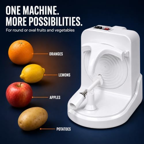 Electric Fruit & Vegetable Peeler, Automatic Countertop Machine