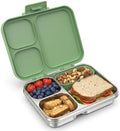 LOHASOK Stainless Steel Lunch Box, 34oz/1000ml, Green