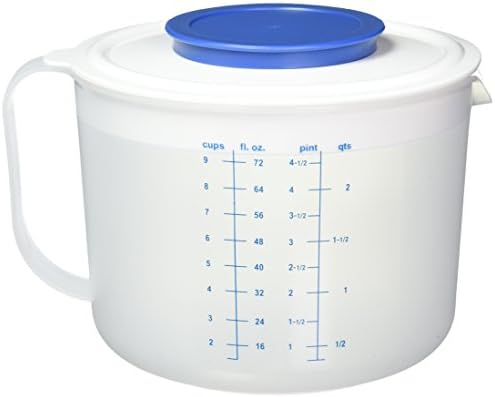 Norpro Mixing Jug with Measures, 9-Cup, One Size, Blue
