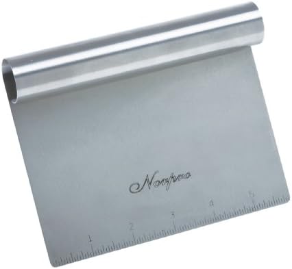 Norpro Stainless Steel Scraper/Chopper, 6in x 4in