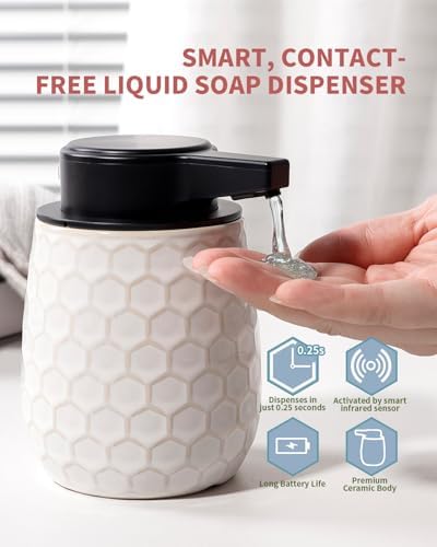 Automatic Soap Dispenser, Touchless Liquid Dish Soap Dispenser