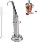 3 Piece Stainless Steel Tube Hanging Tea Maker with Stand and Cleaning