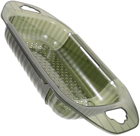 Green PET Expandable Colander over Sink for Vegetables and Fruit